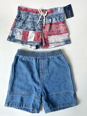 Polo Ralph Lauren and Okie Dokie Boys Shorts Bundle